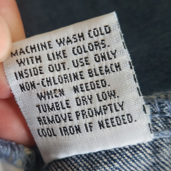 Take Nine Maternity Blue Denim Capris Women's Small S Elastic Panel Waist EUC - Picture 9 of 9